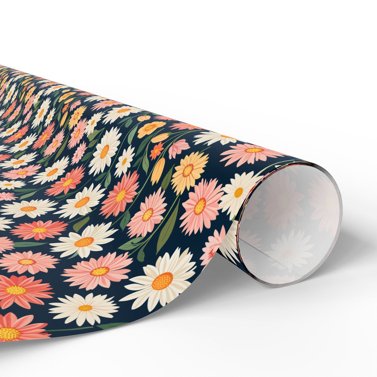 Colorful Daisy Floral Wrapping Paper