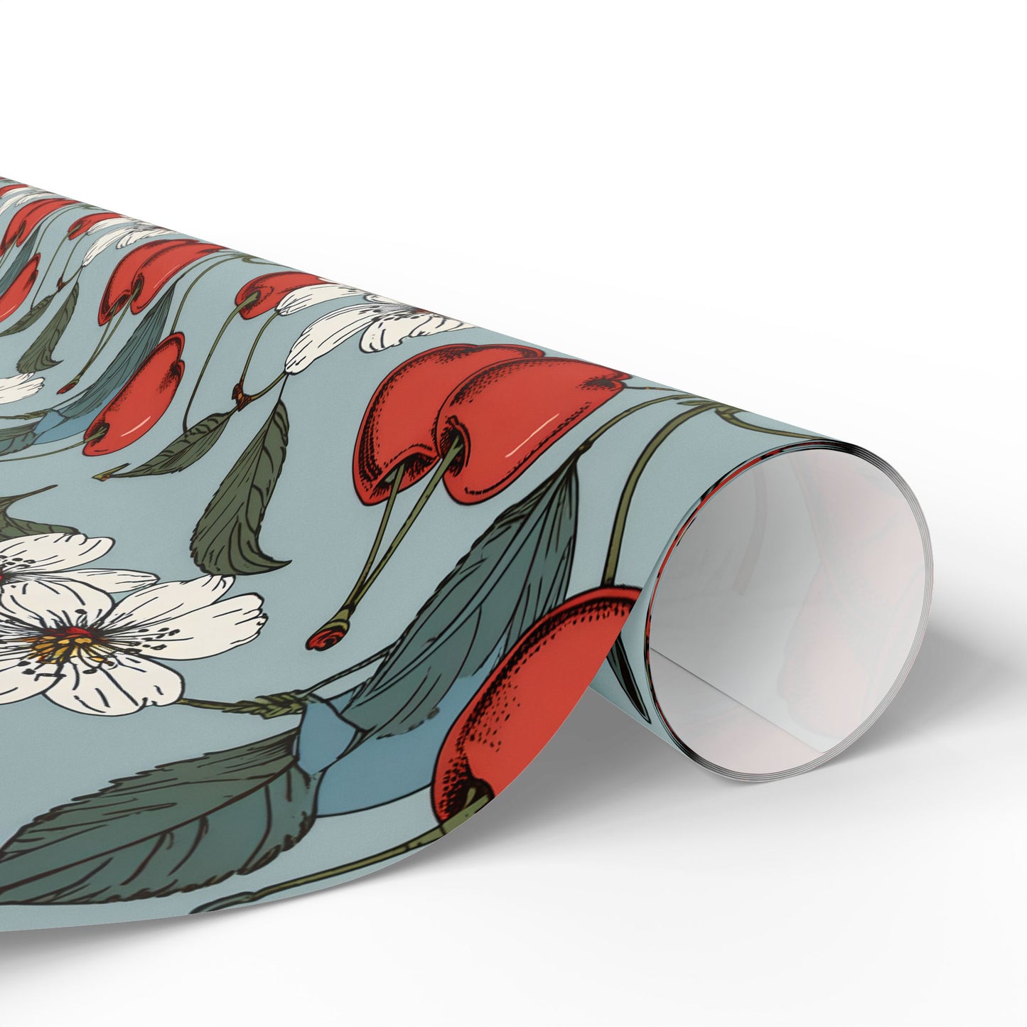Chic Vintage Gift Wrapping Papers with Cherry Blossoms