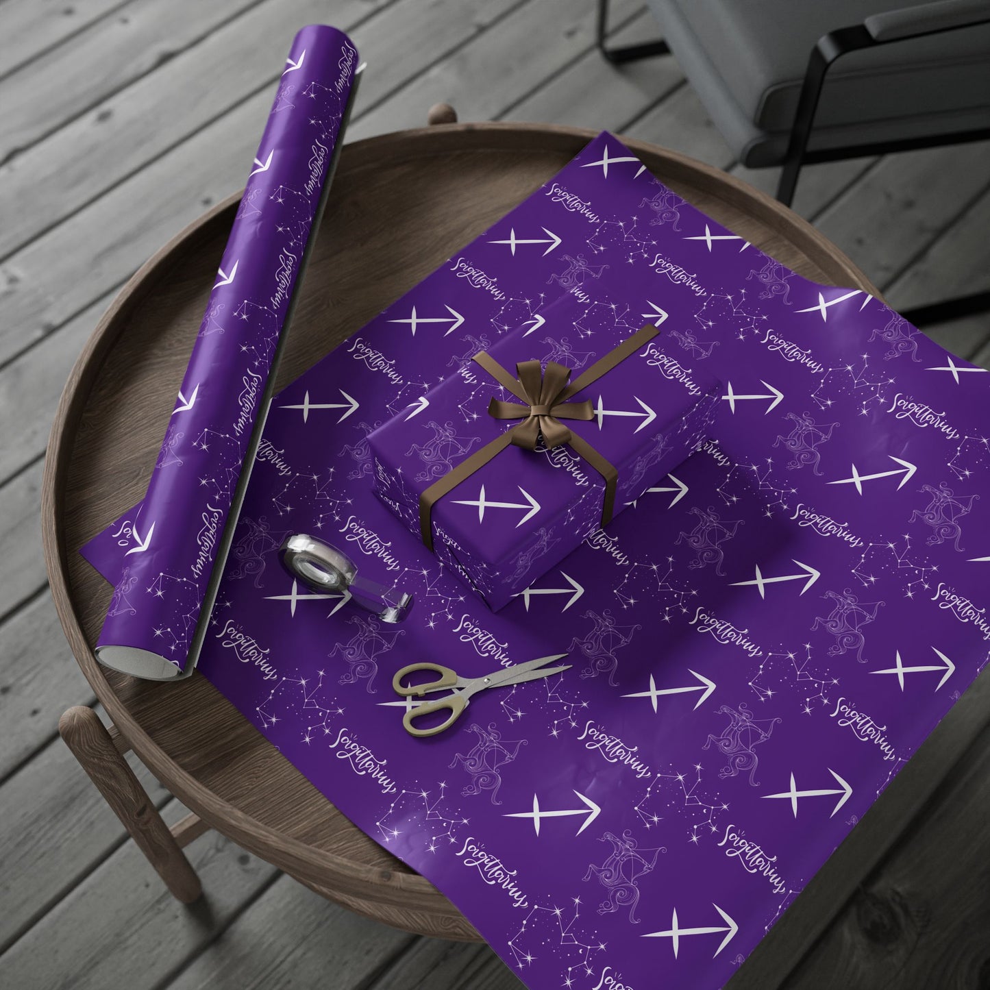 Aim Higher – Sagittarius Zodiac Wrapping Paper