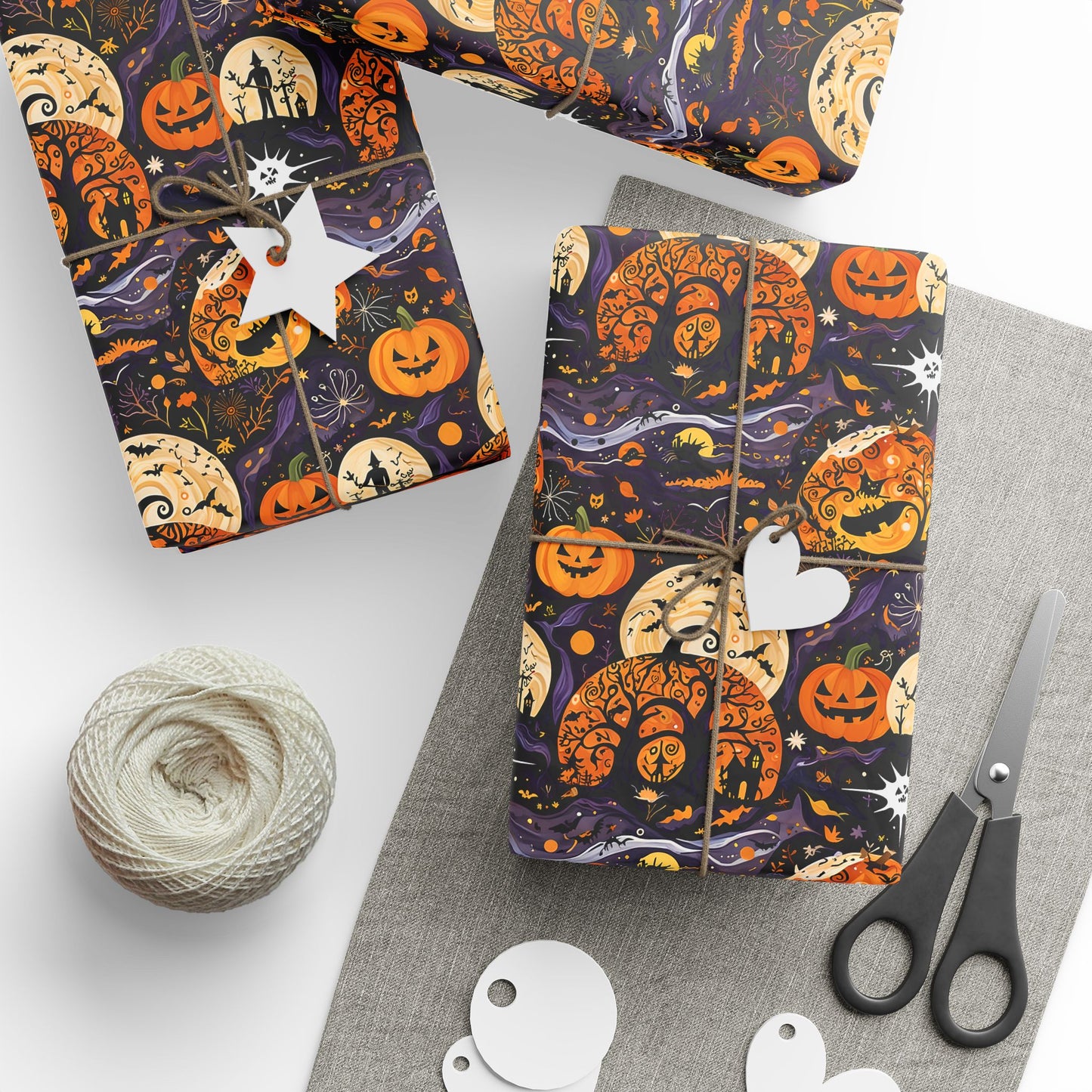 Spooky Halloween Gift Wrap for a Boo - tiful Surprise