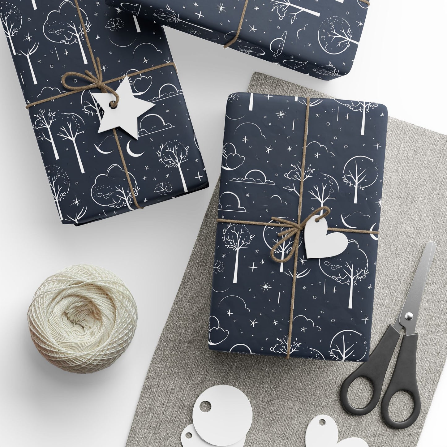 Wrapping Paper - Celestial Grove Night Sky Wrapping Paper