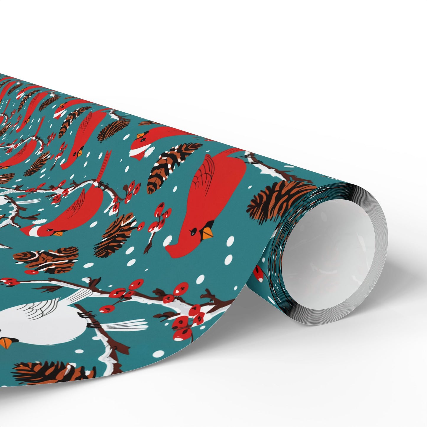 Cardinals & Cones Holiday Wrapping Paper