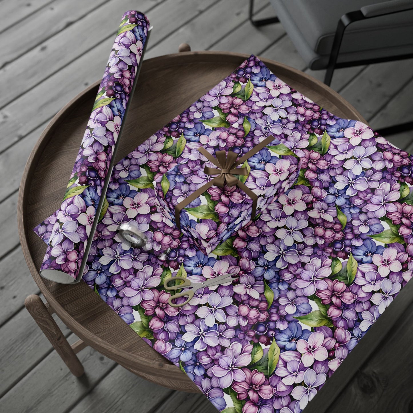 Botanical Lilac Wrapping Papers