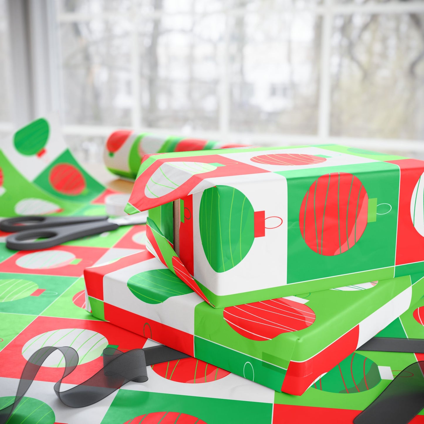 Festive Wrapping Paper Roll
