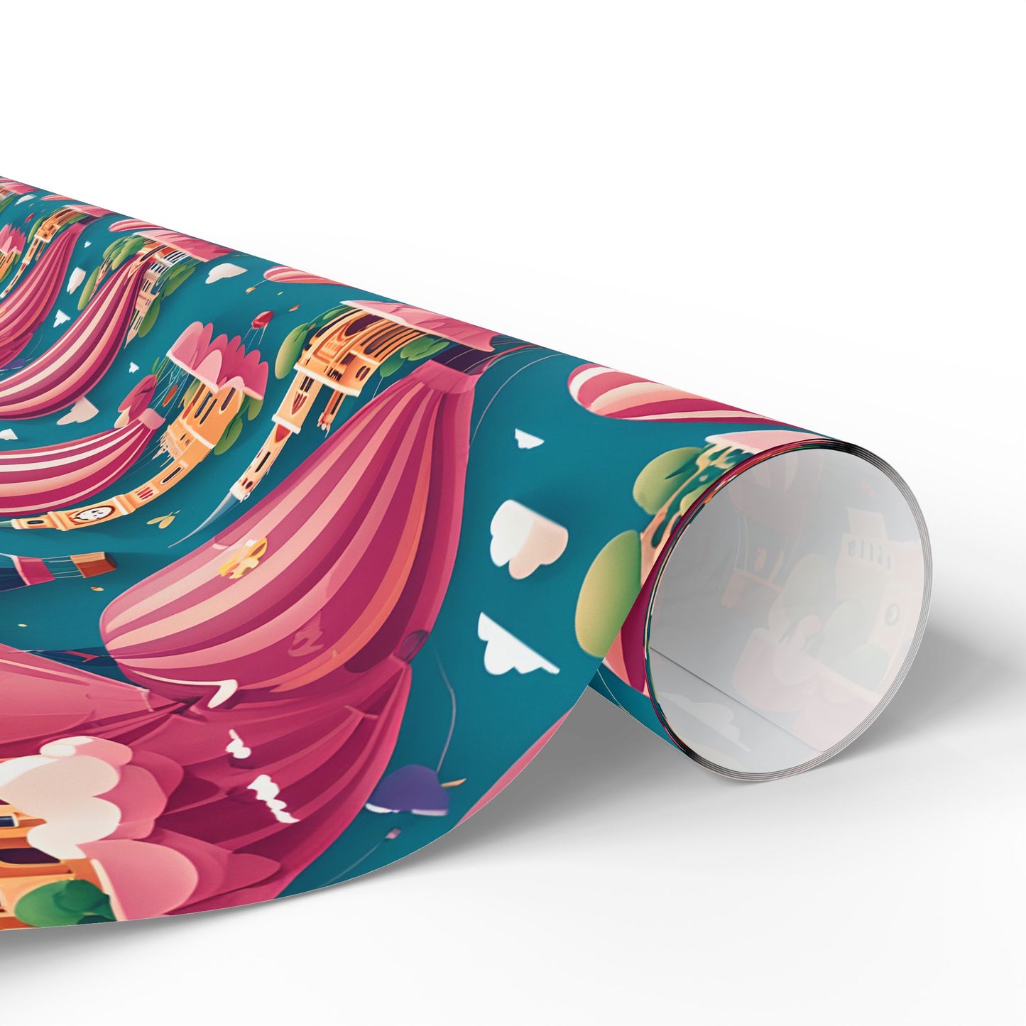 Travel Cityscape Gift Wrapping Paper