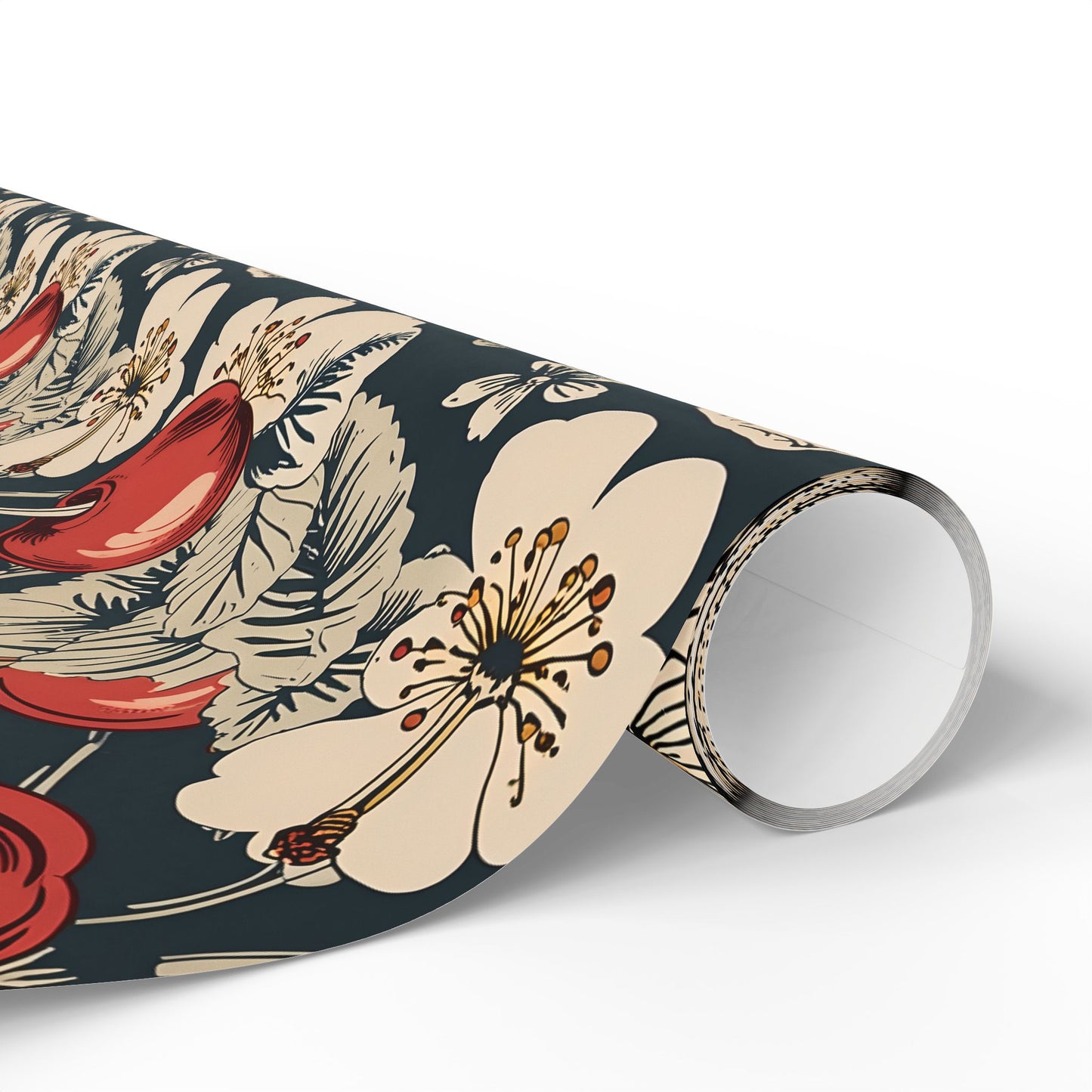 Vintage Cherry and Cherry Blossom Wrapping Papers