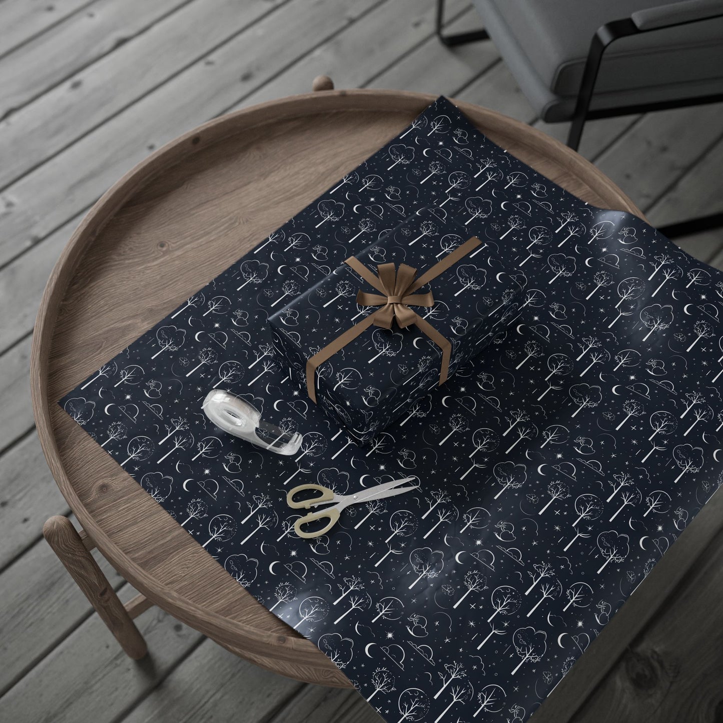 Wrapping Paper - Celestial Grove Night Sky Wrapping Paper