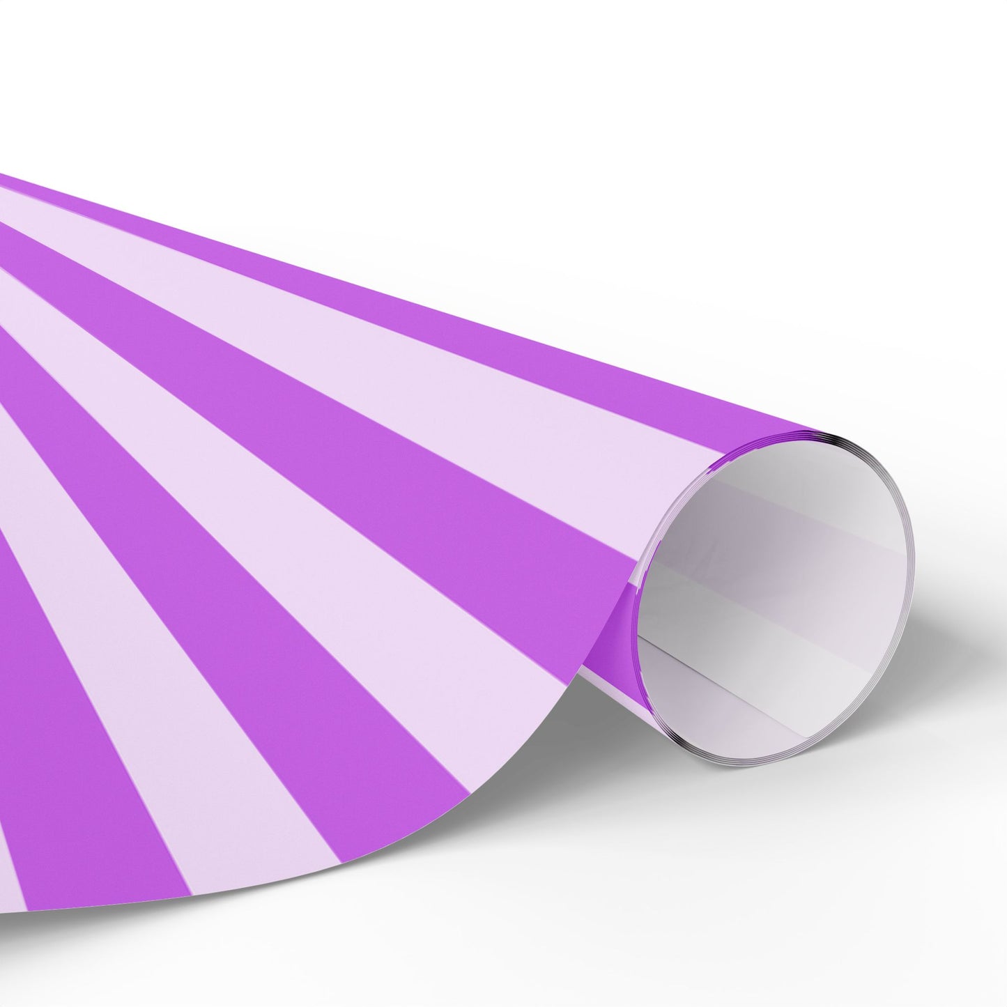 Chic Purple Stripes – Elegant Wrap for Birthdays, Holidays & More