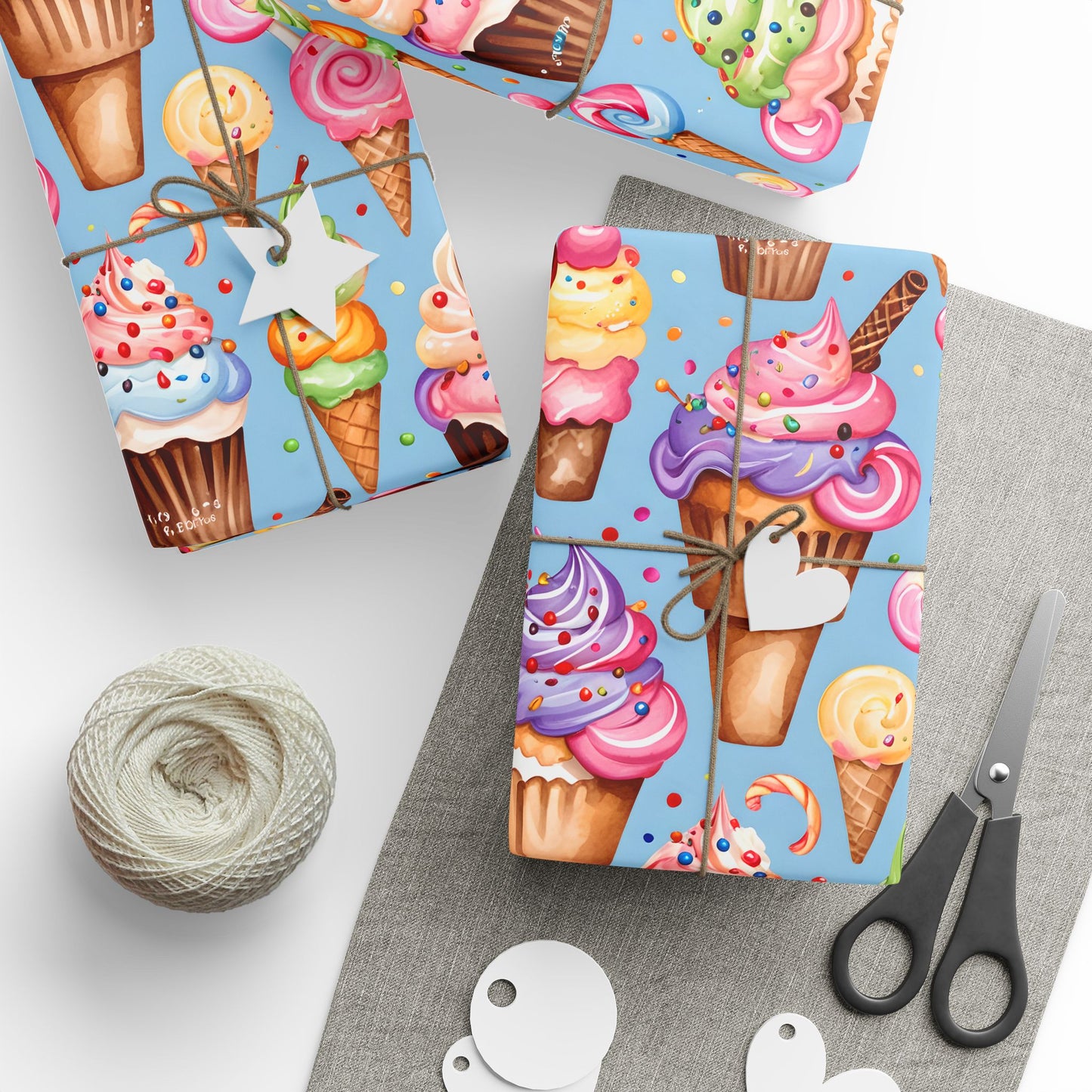 Whimsical Birthday Packaging Papers