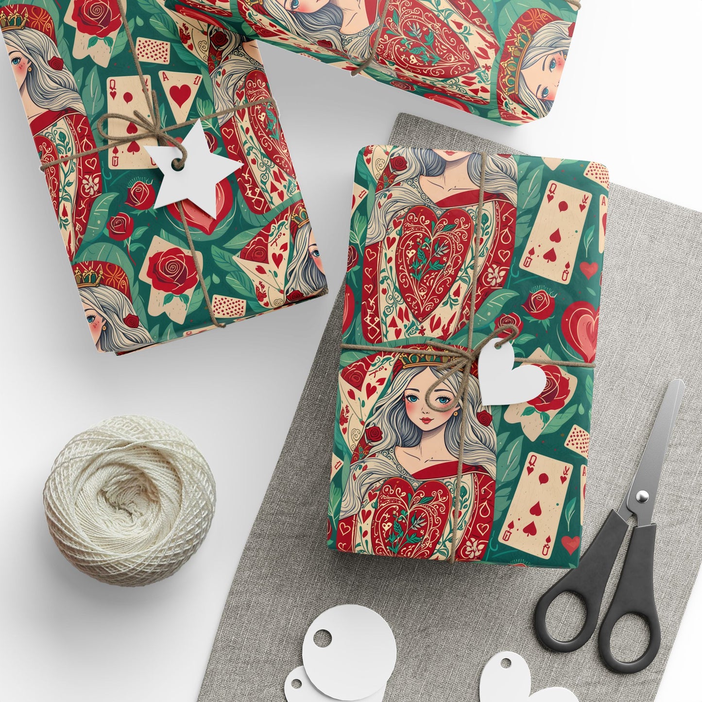 Queen of Hearts Playing Card Design