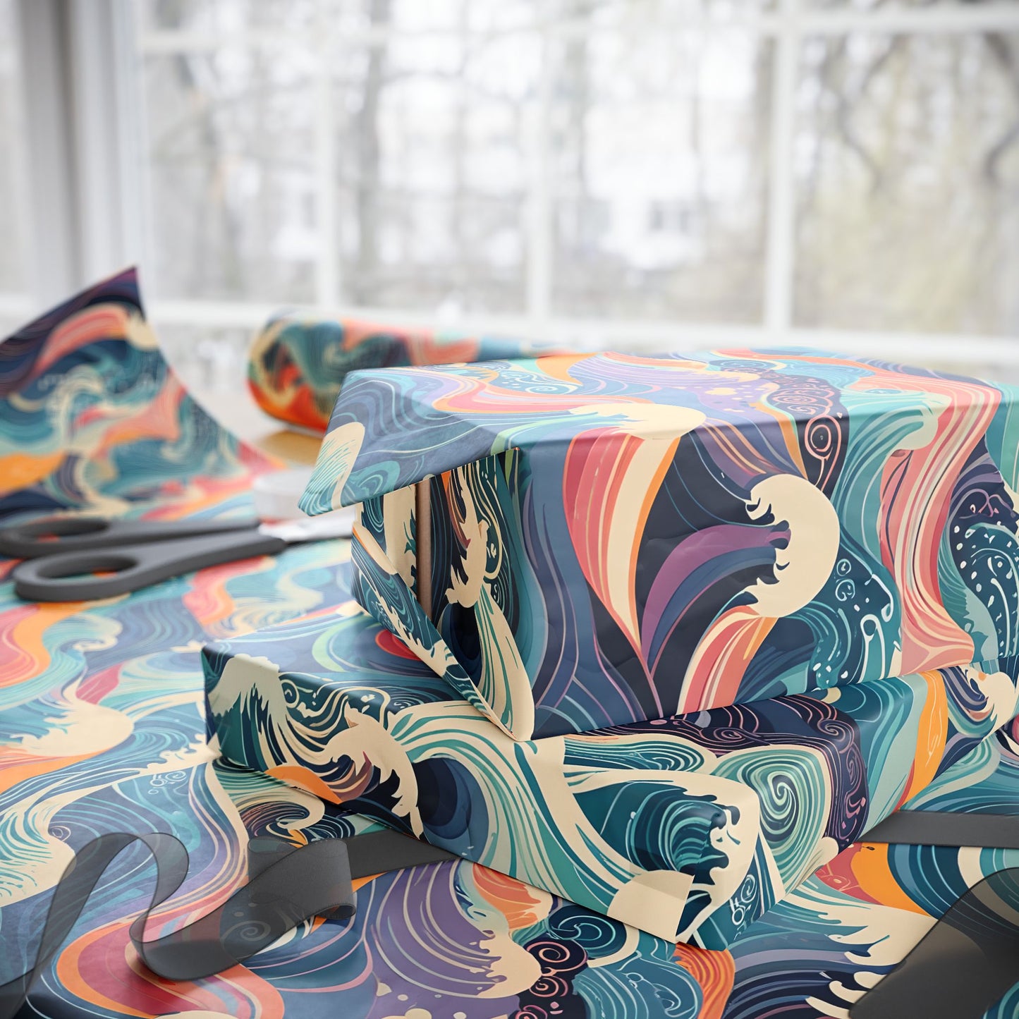 Ocean Wave Wrapping Papers