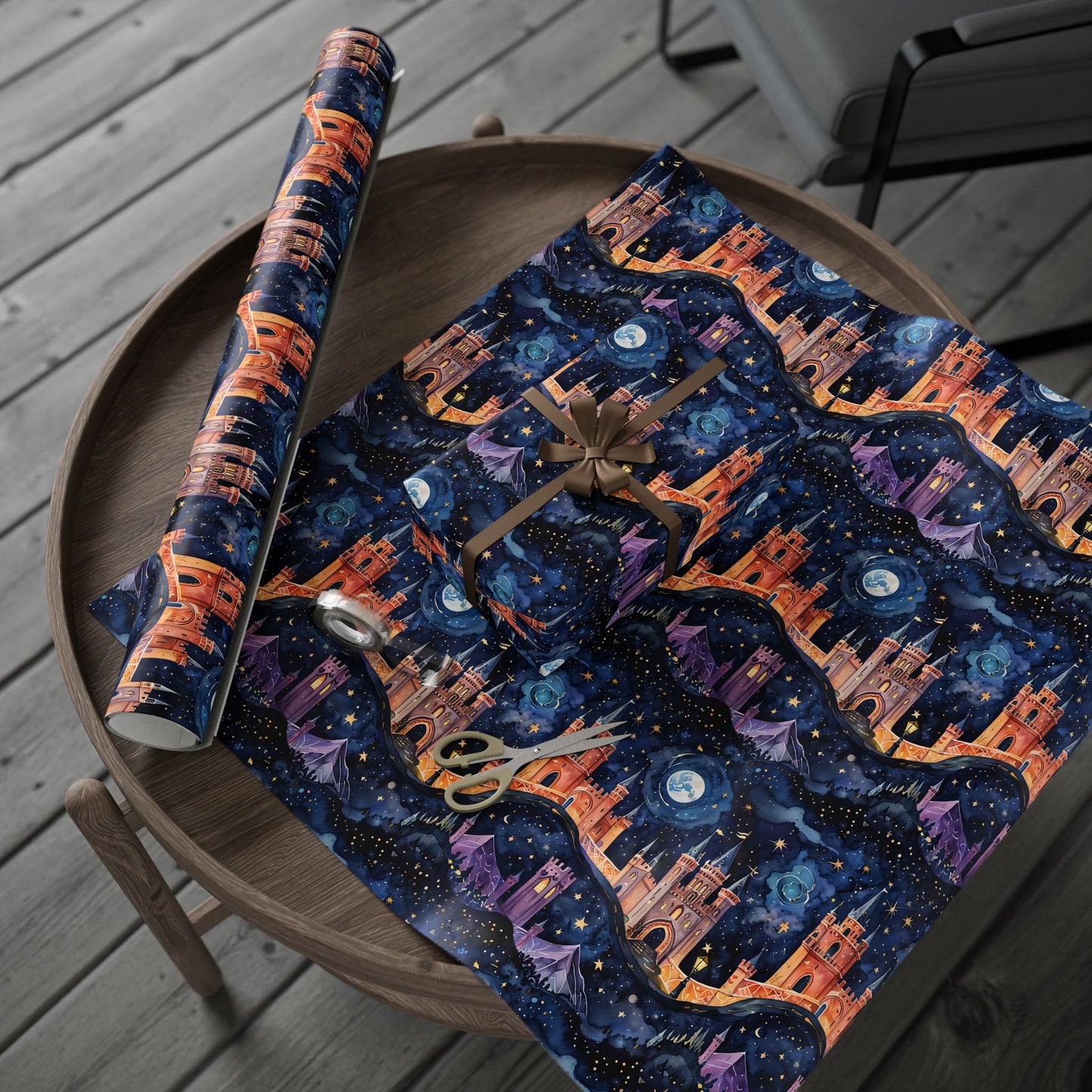 Fairytale Castle & Moon Gift Wrap