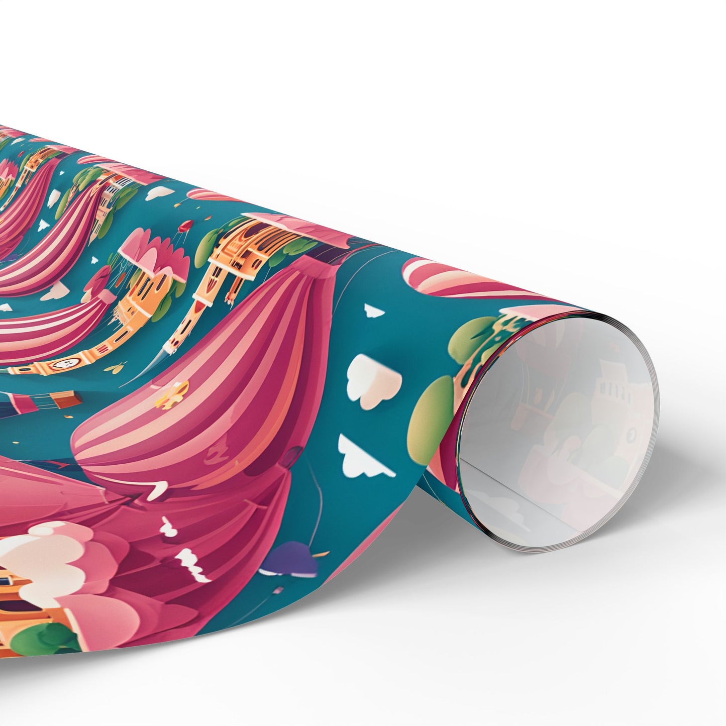 Travel Cityscape Gift Wrapping Paper