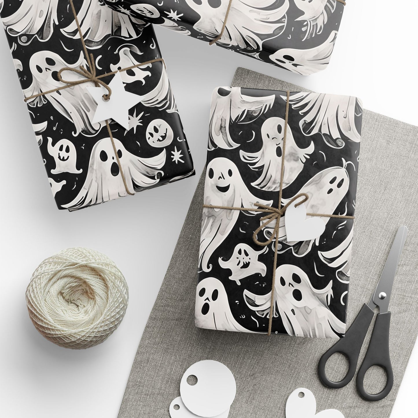 Ghostly Abstract Wrapping Paper