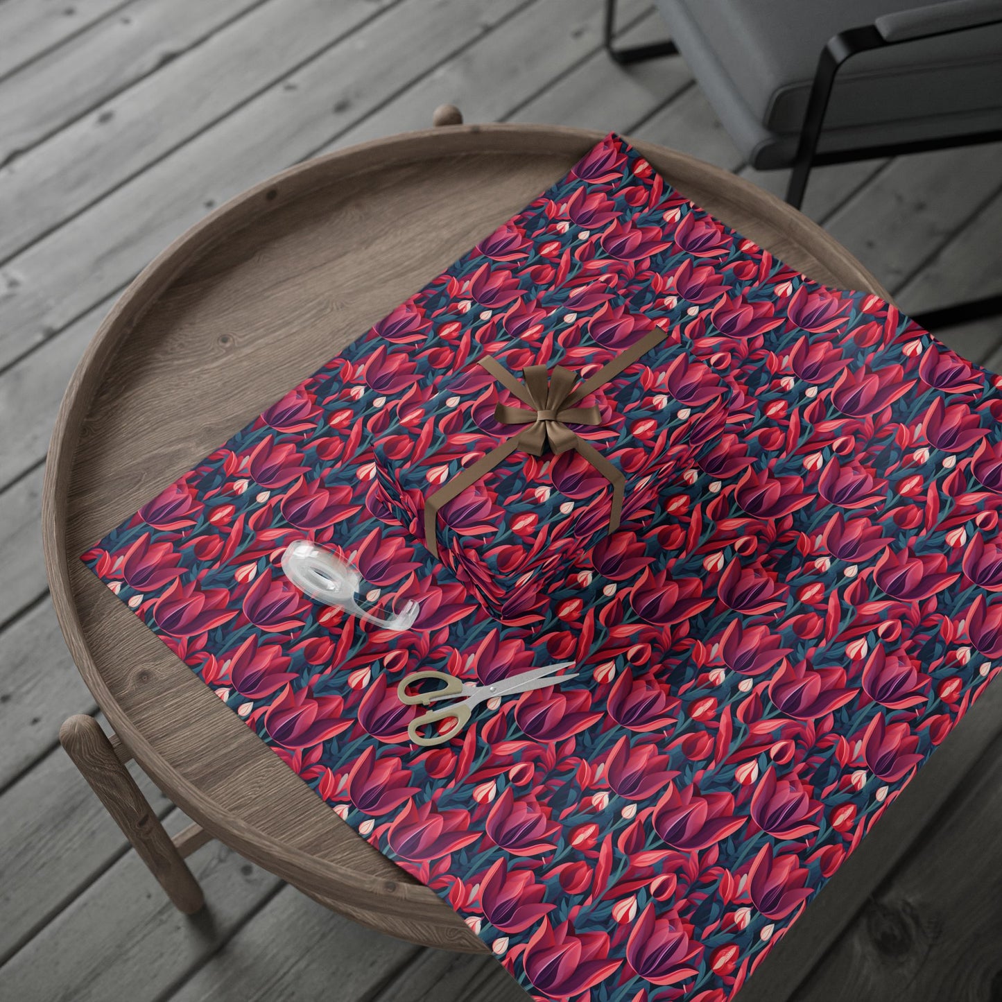 Tulip Grace – Elegant Gift Wrap for Life’s Special Moments”