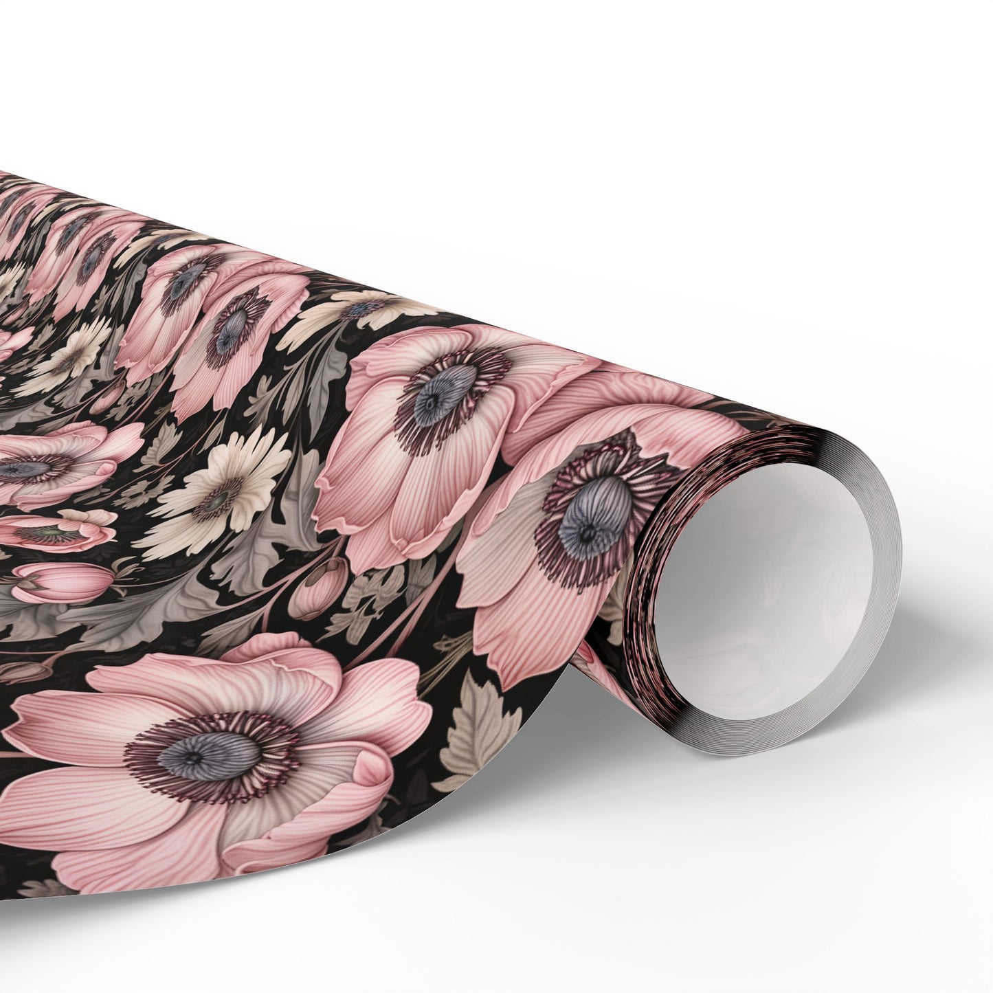 Elegant Pink Floral Wrapping Paper