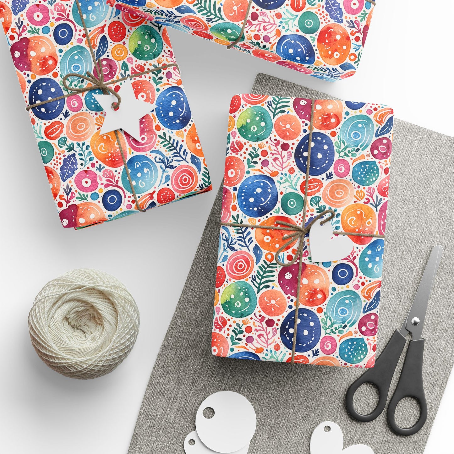 Pop Dots – Abstract Circle Wrapping Paper