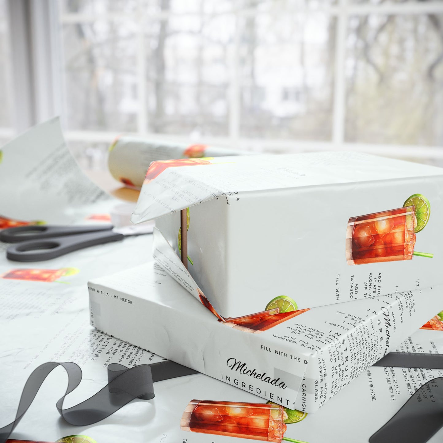 Michelada Recipe Gift Wrap
