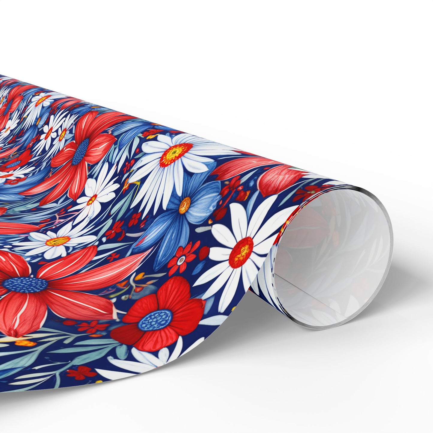 Red White Blue Daisies