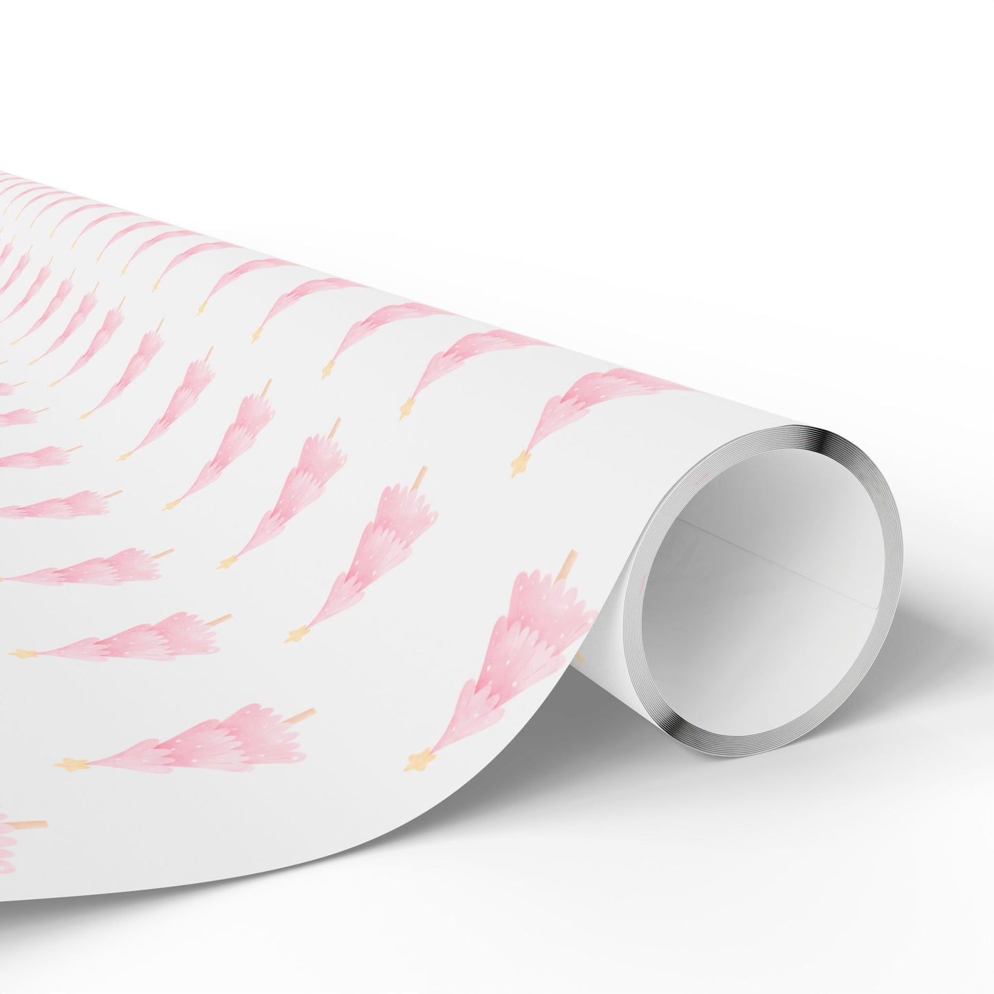 Think Pink Fir - real – Blush Christmas Tree Wrapping Paper