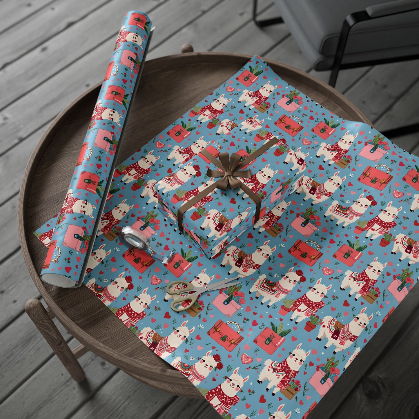 Llama Wrapping Paper