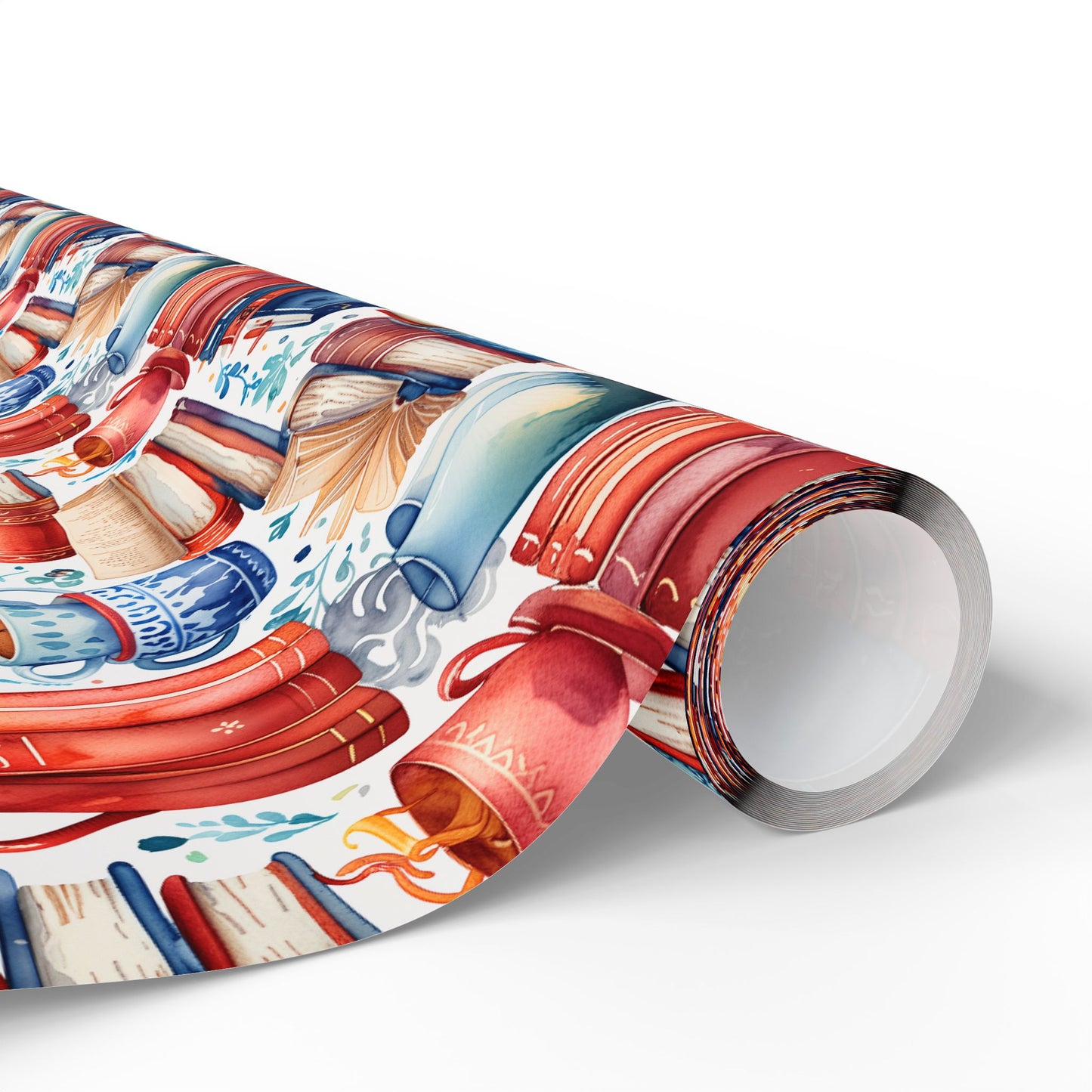 Book Lover Blue Wrapping Papers