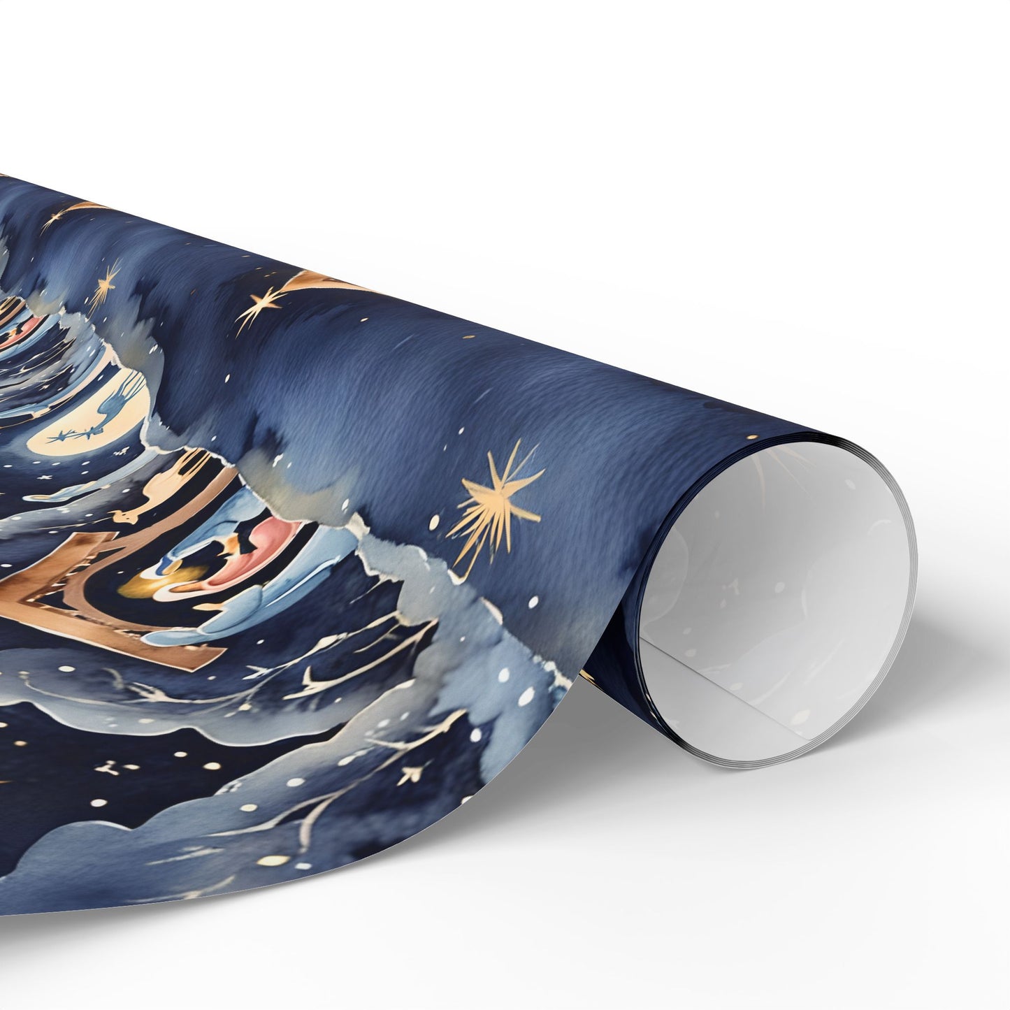 O Holy Night – Nativity Scene Wrapping Paper
