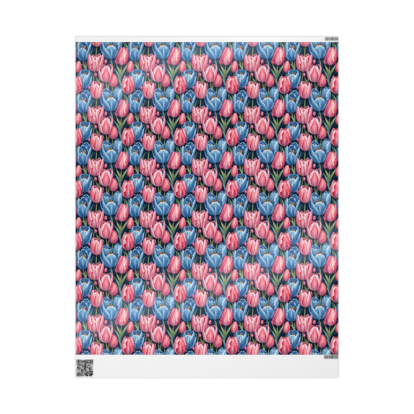 Vibrant Tulip Floral Wrapping Paper