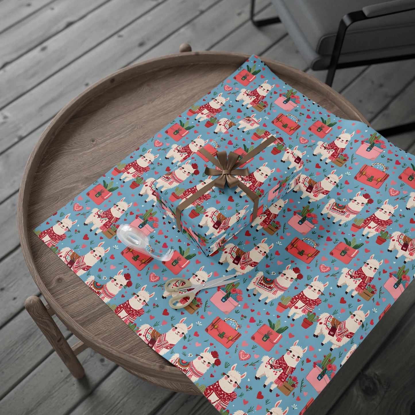 Llama Wrapping Paper
