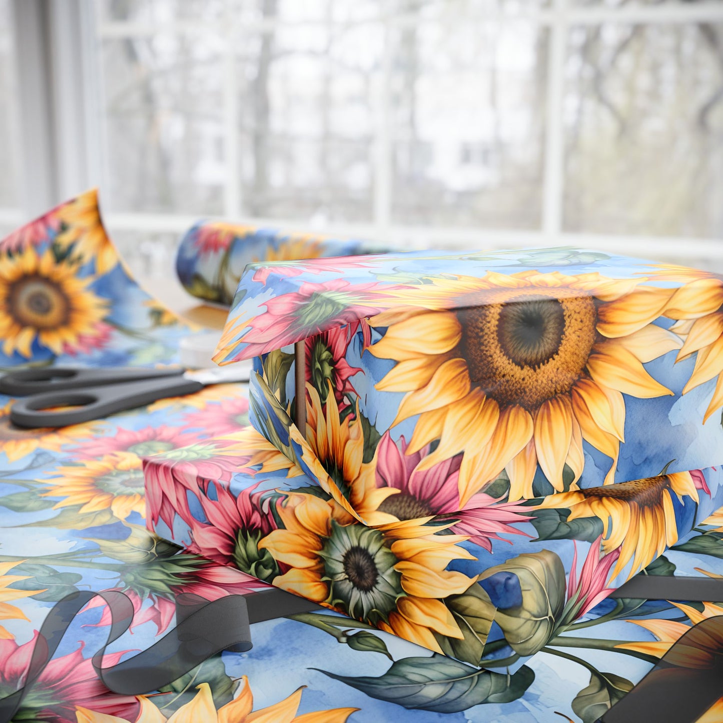 Wrapping Papers - Sunny Days Ahead Sunflower