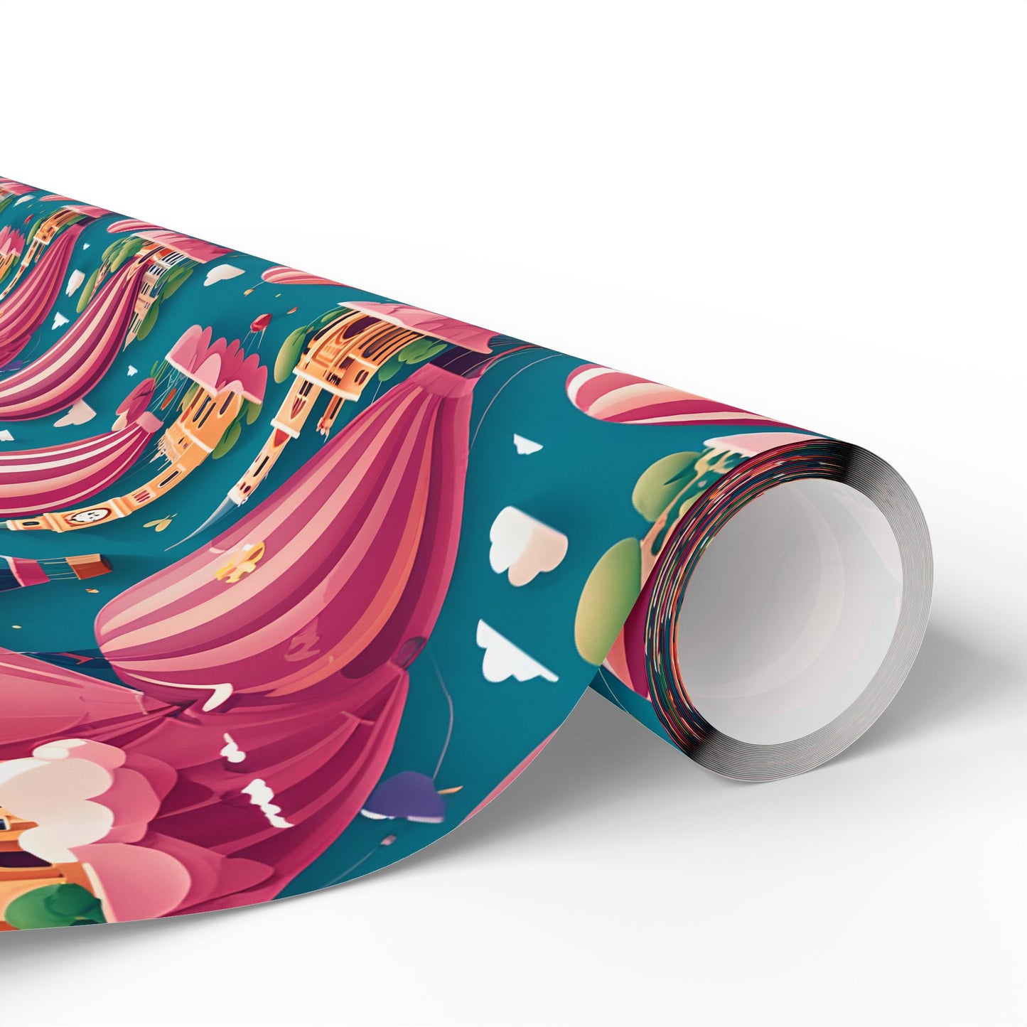 Travel Cityscape Gift Wrapping Paper