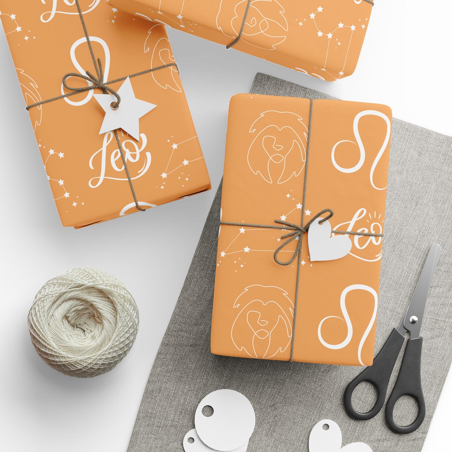 Hear Me Purr – Leo Zodiac Wrapping Paper