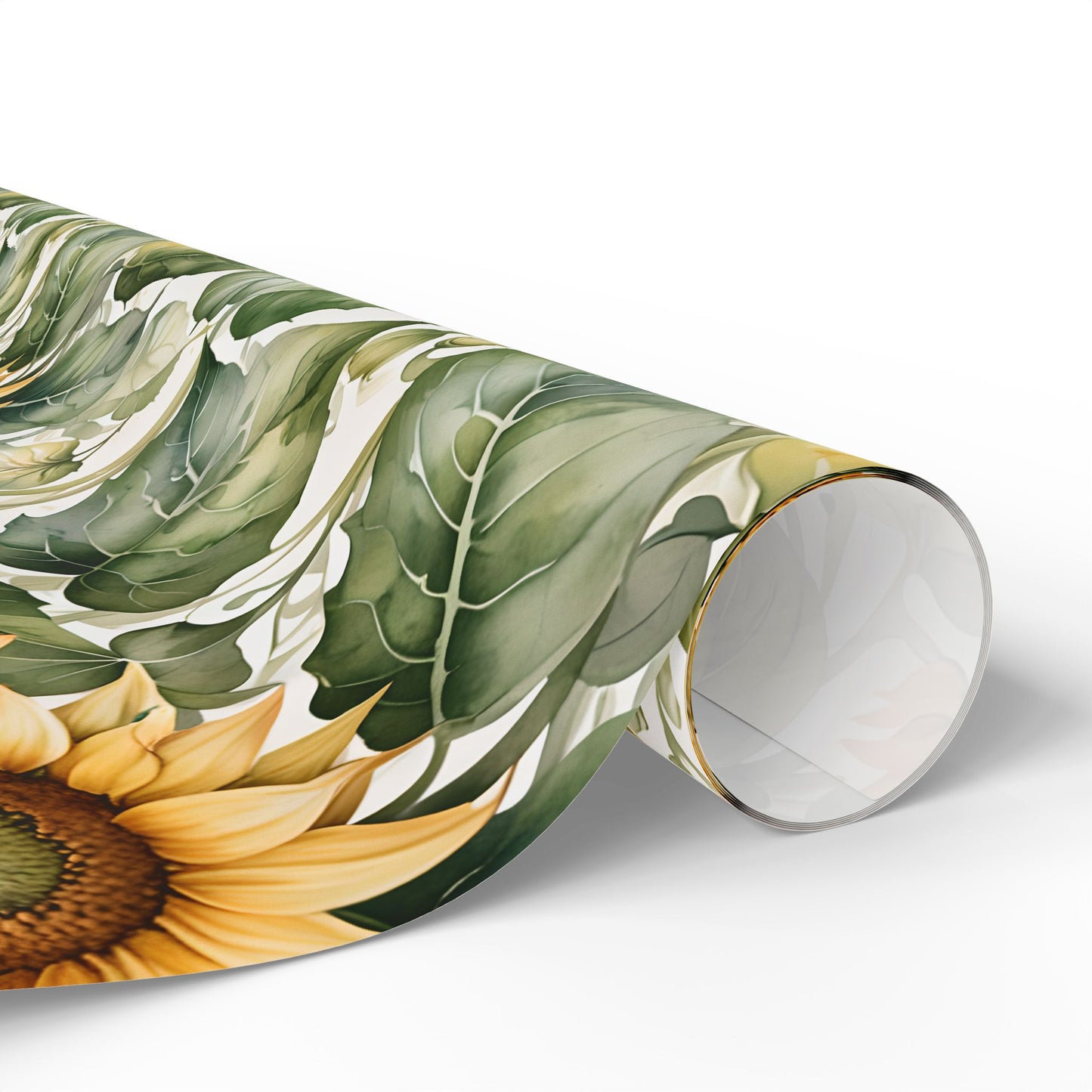 Cheerful Sunflower Patterned Gift Wrap