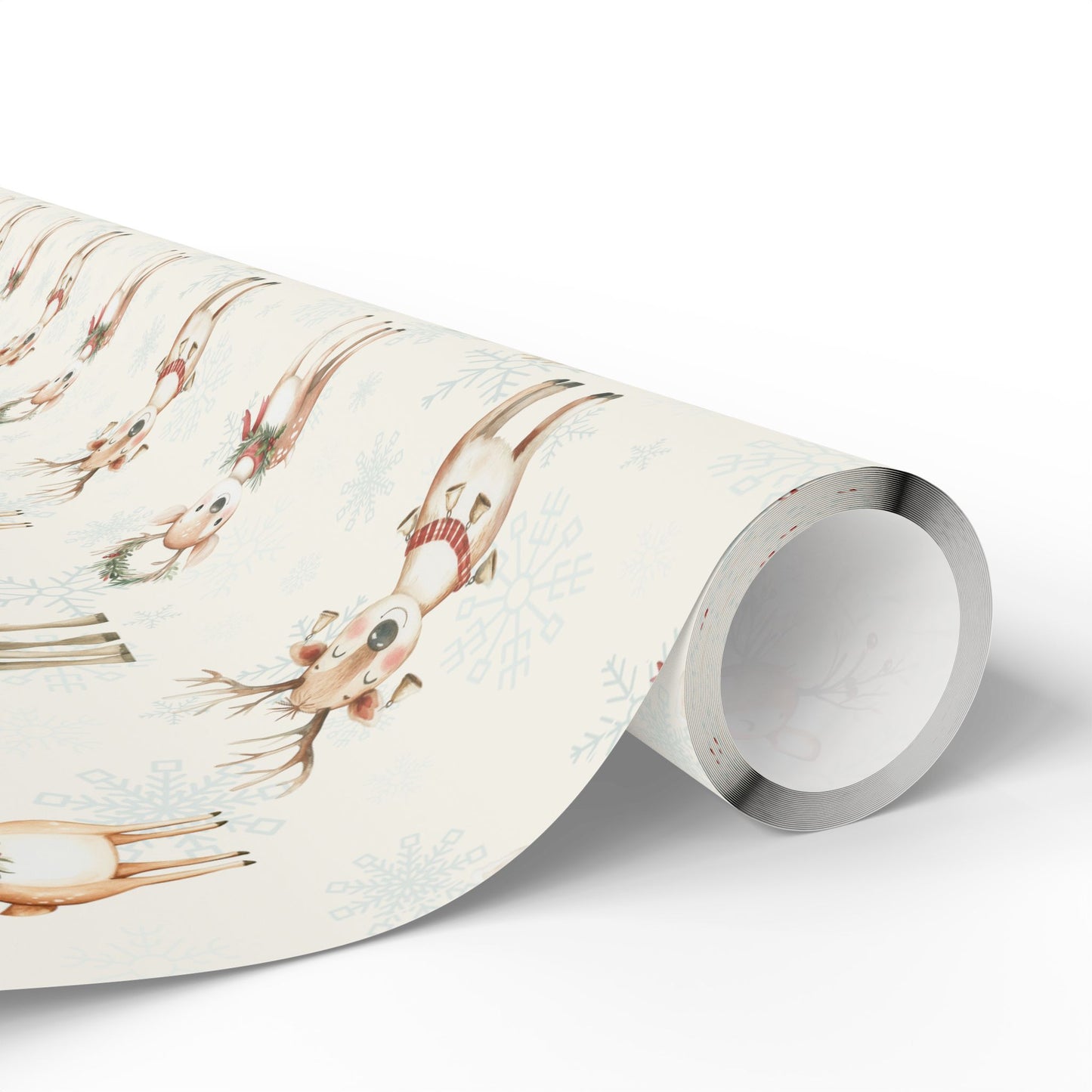 Oh Deer, It's Festive! – Whimsical Reindeer Wrapping Paper