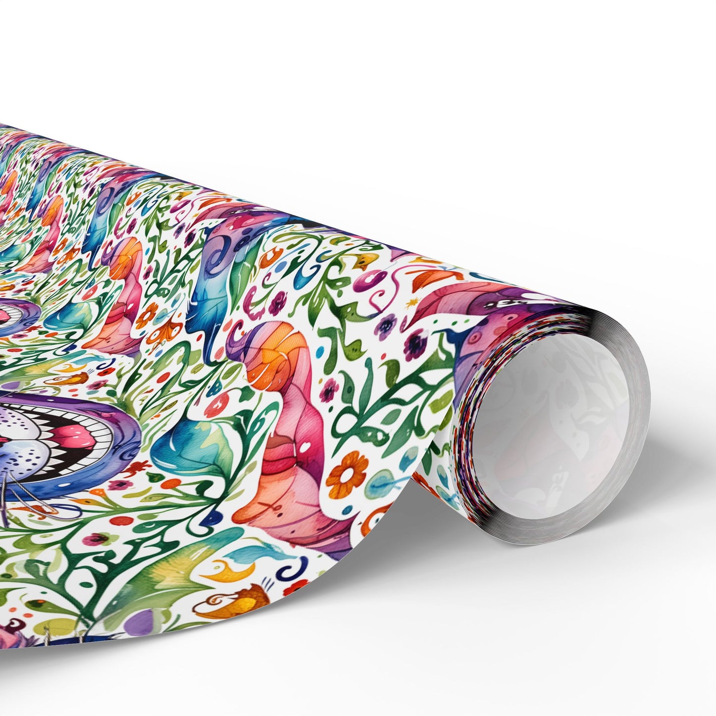 Colorful Cheshire Cat Wrapping Paper