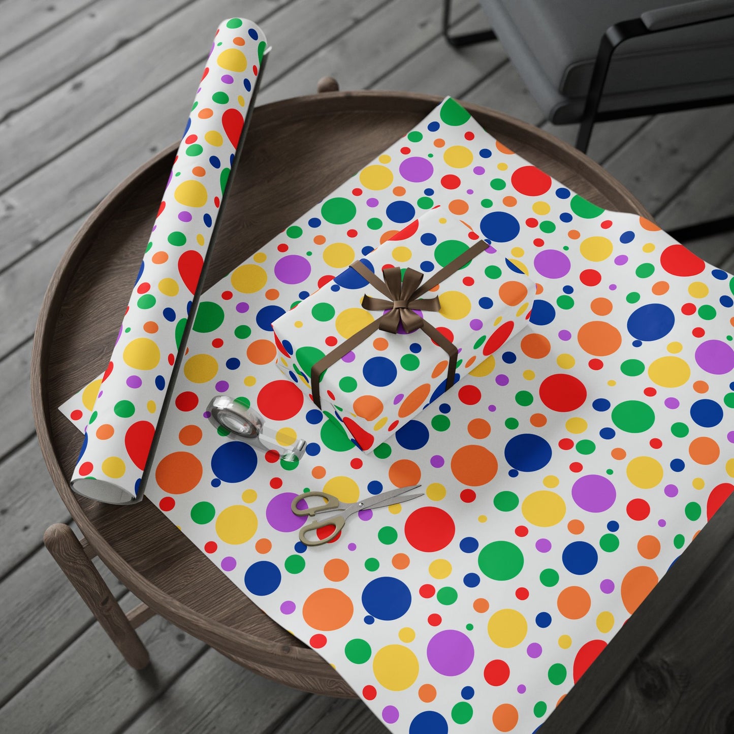 Colorful Polka Joy – Fun & Friendly Wrap