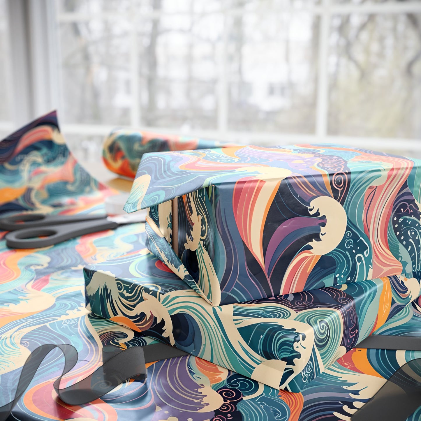 Ocean Wave Wrapping Papers
