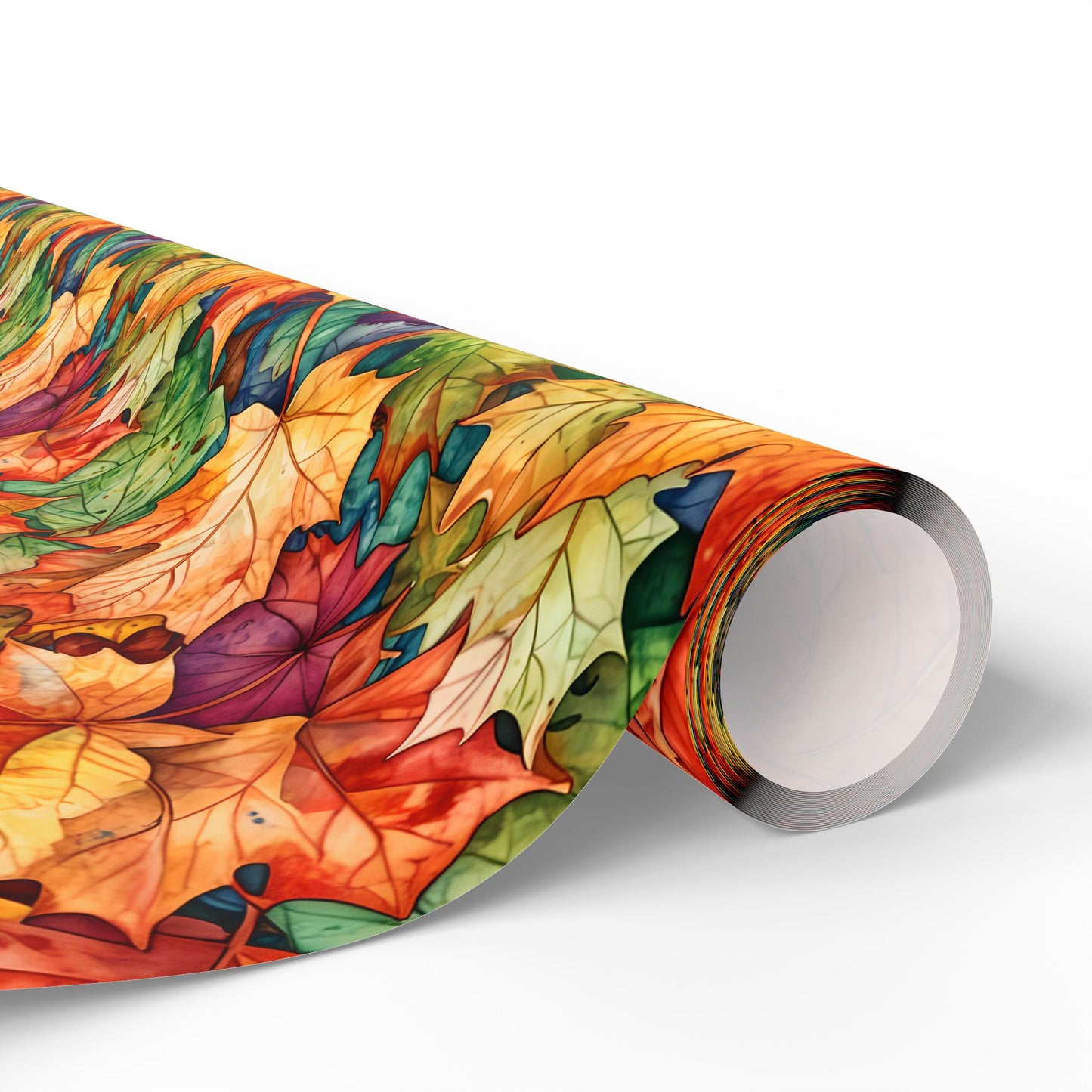 Fall Leaf Wrapping Papers, Autumn Gift Wrap