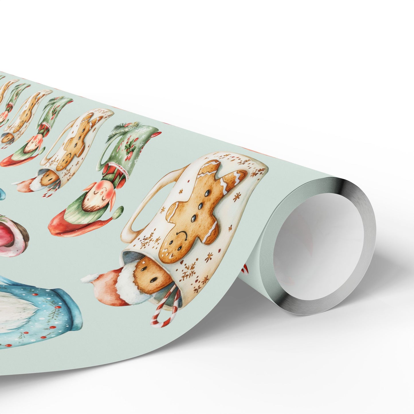 Cup of Cheer – Cozy Christmas Cocoa Wrapping Paper
