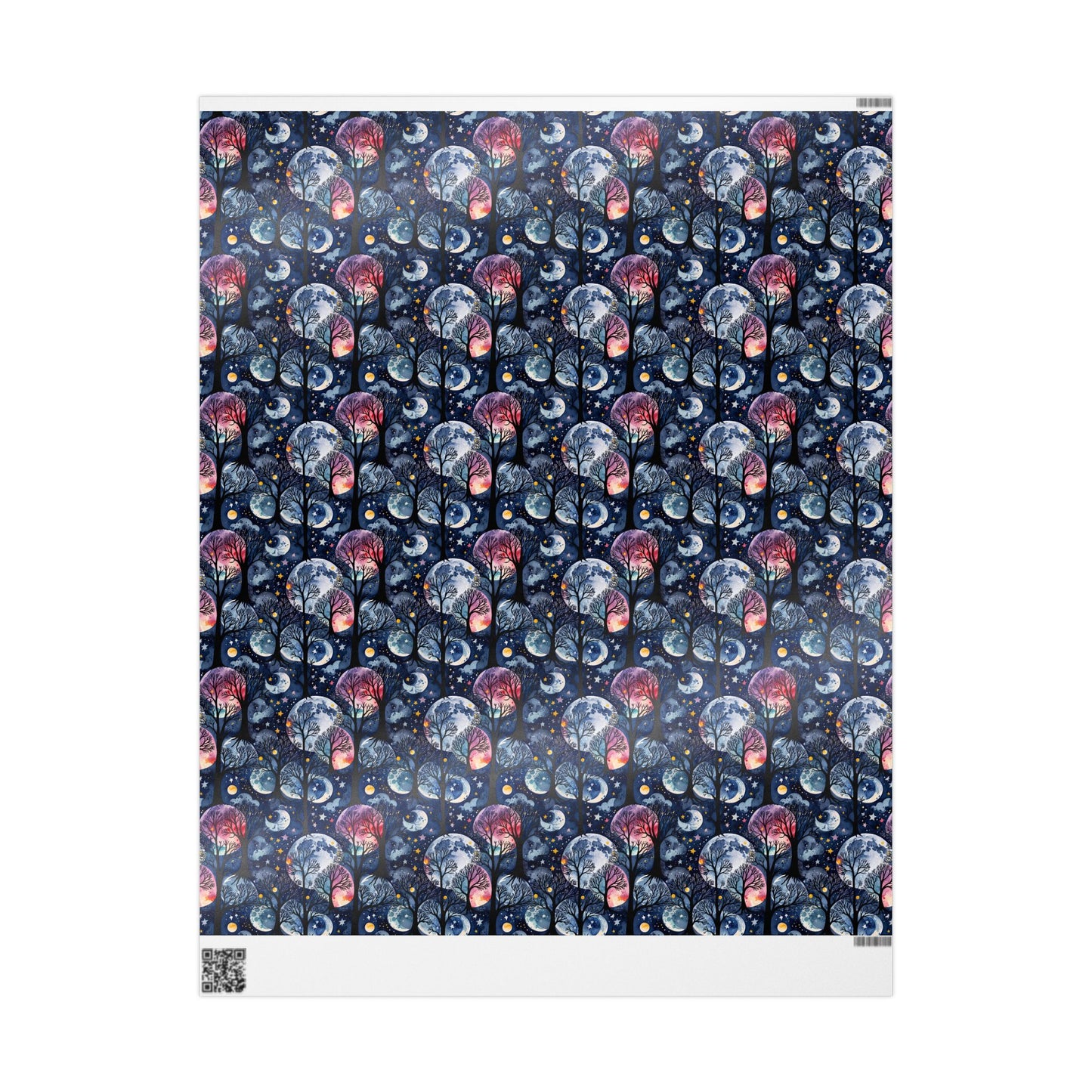 Starry Whimsy – Watercolor Galaxy Wrapping Paper