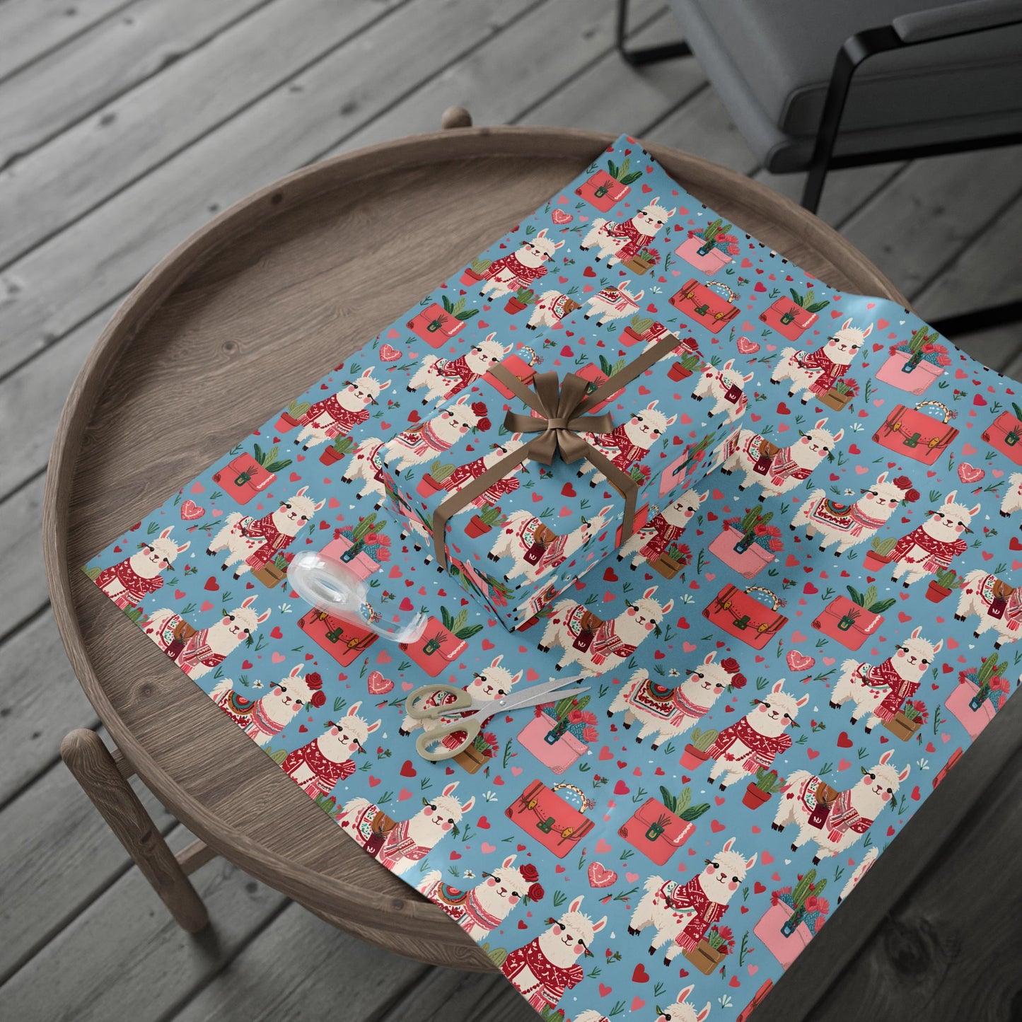 Llama Wrapping Paper