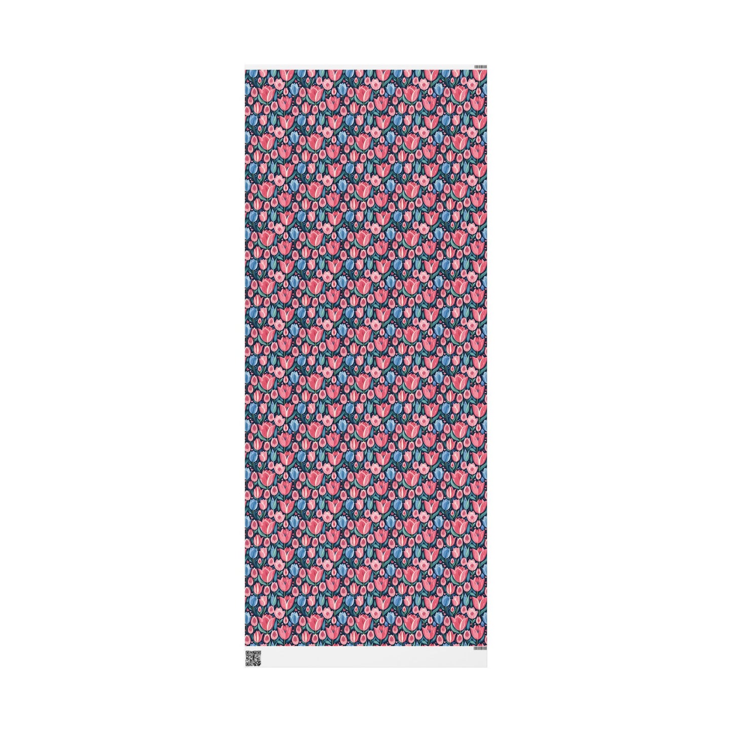 Vibrant Tulip Floral Wrapping Paper Roll