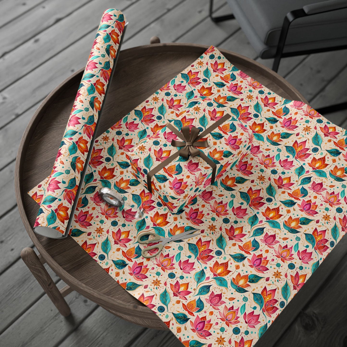 Diwali Pink Festival Wrapping Papers