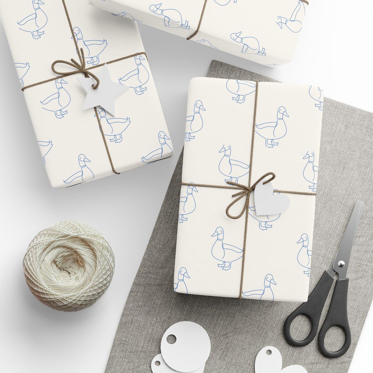 Charming Duck Wrapping Paper Roll