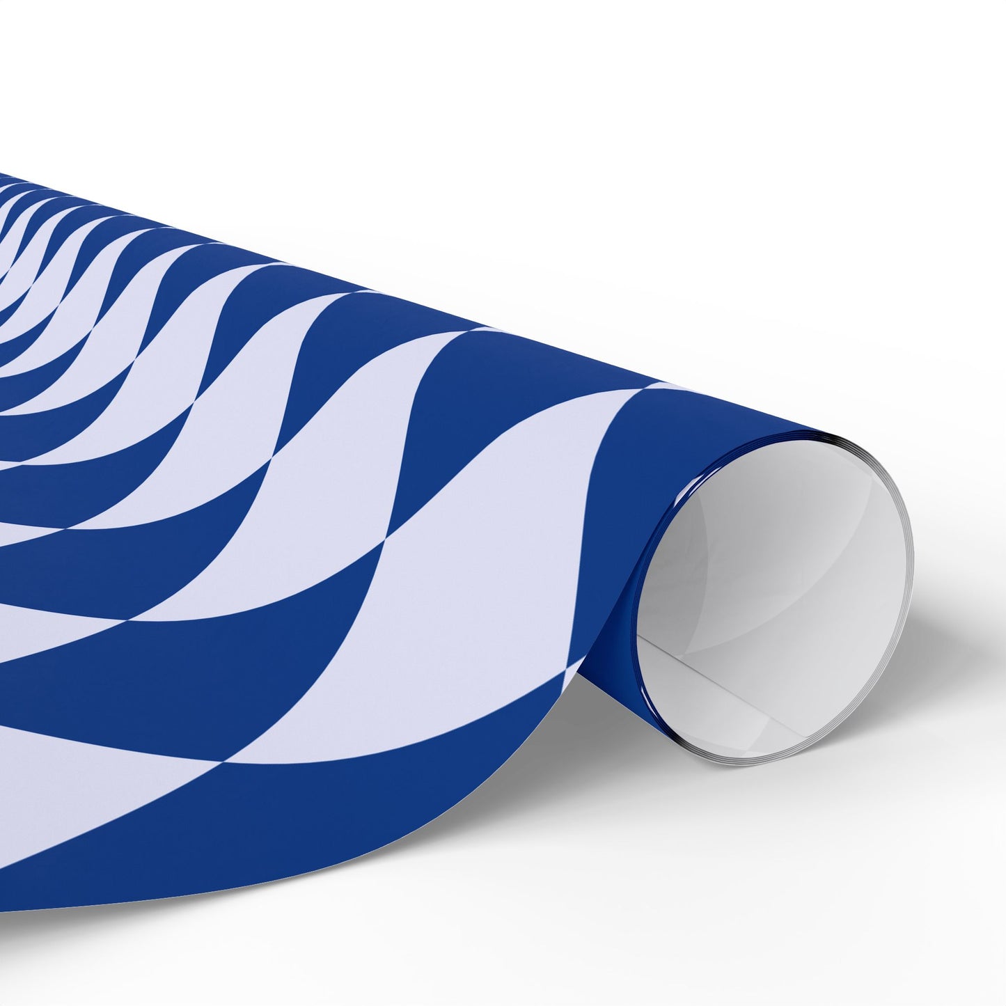 Blue on Blue Harlequin Pattern