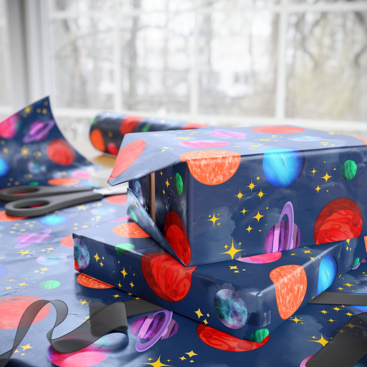 Cosmic Wrapping Paper for Unique Gift Giving