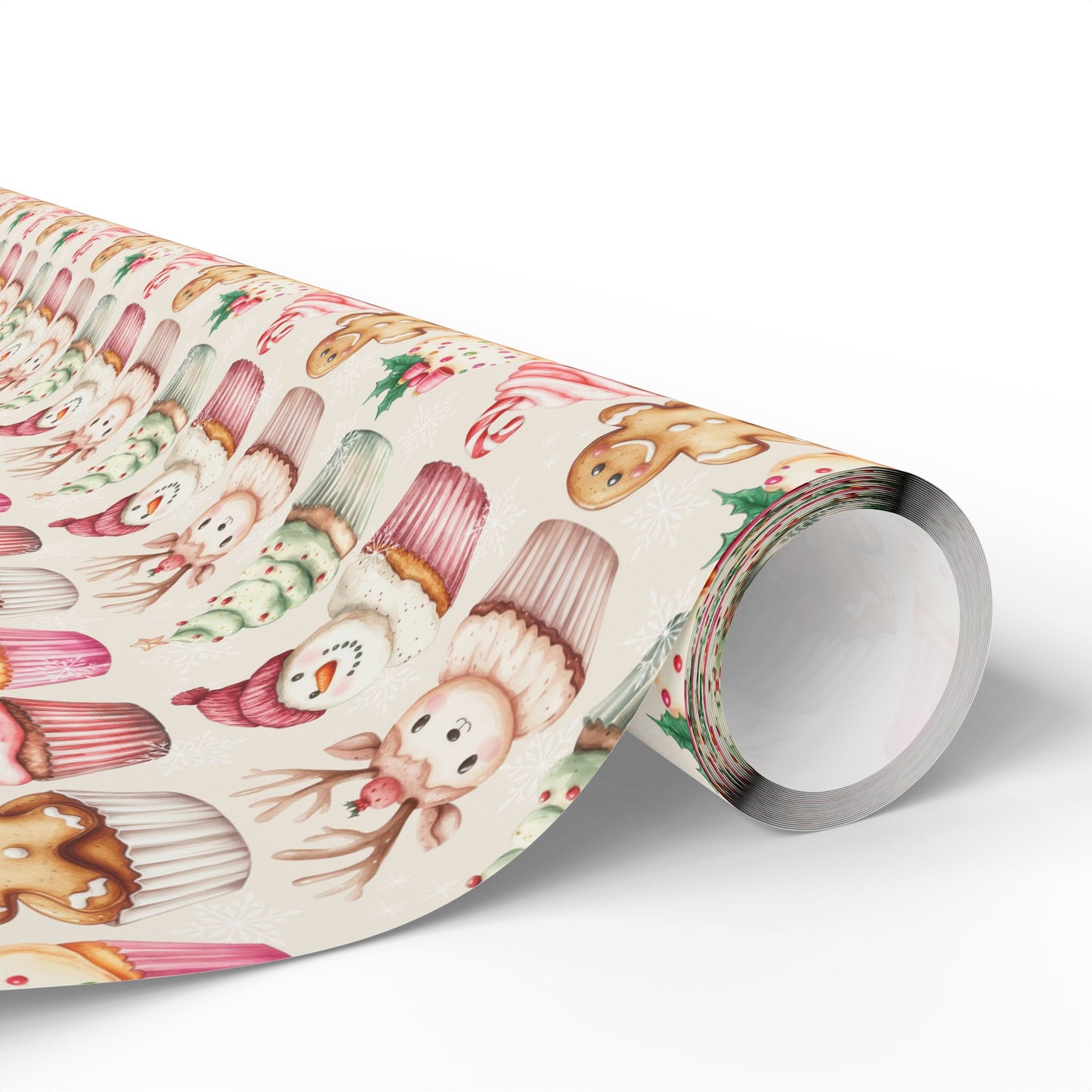 Frosted & Festive – Christmas Cupcake Cuties Wrapping Paper