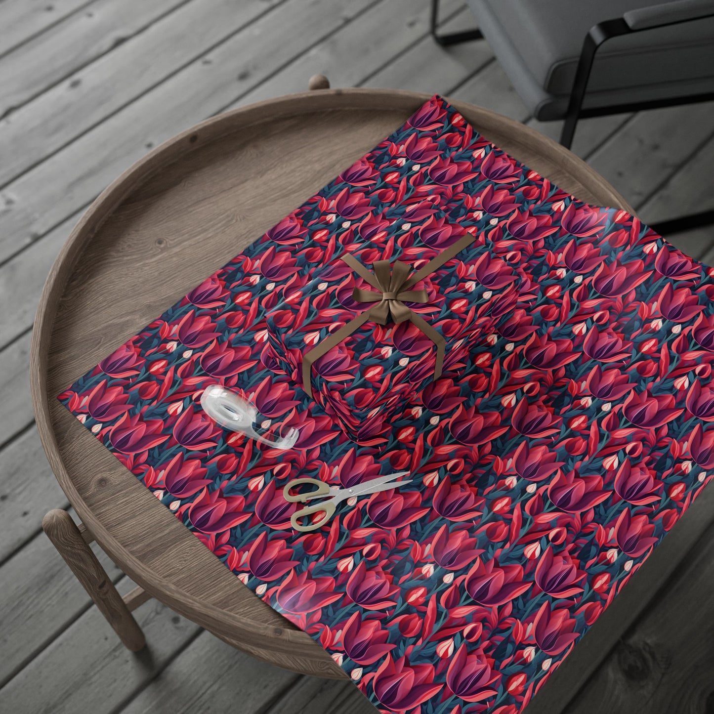 Tulip Grace – Elegant Gift Wrap for Life’s Special Moments”
