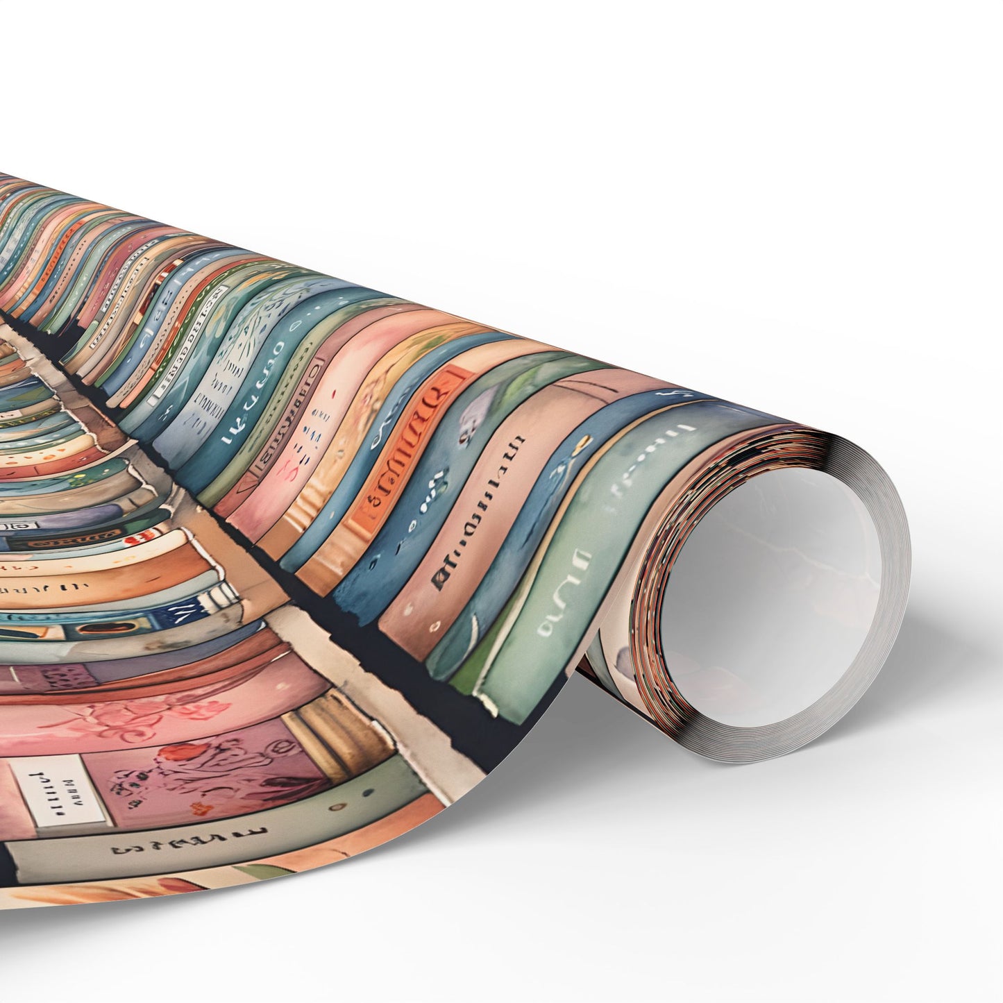 Shelf - Care – Whimsical Library Bookshelf Wrapping Paper