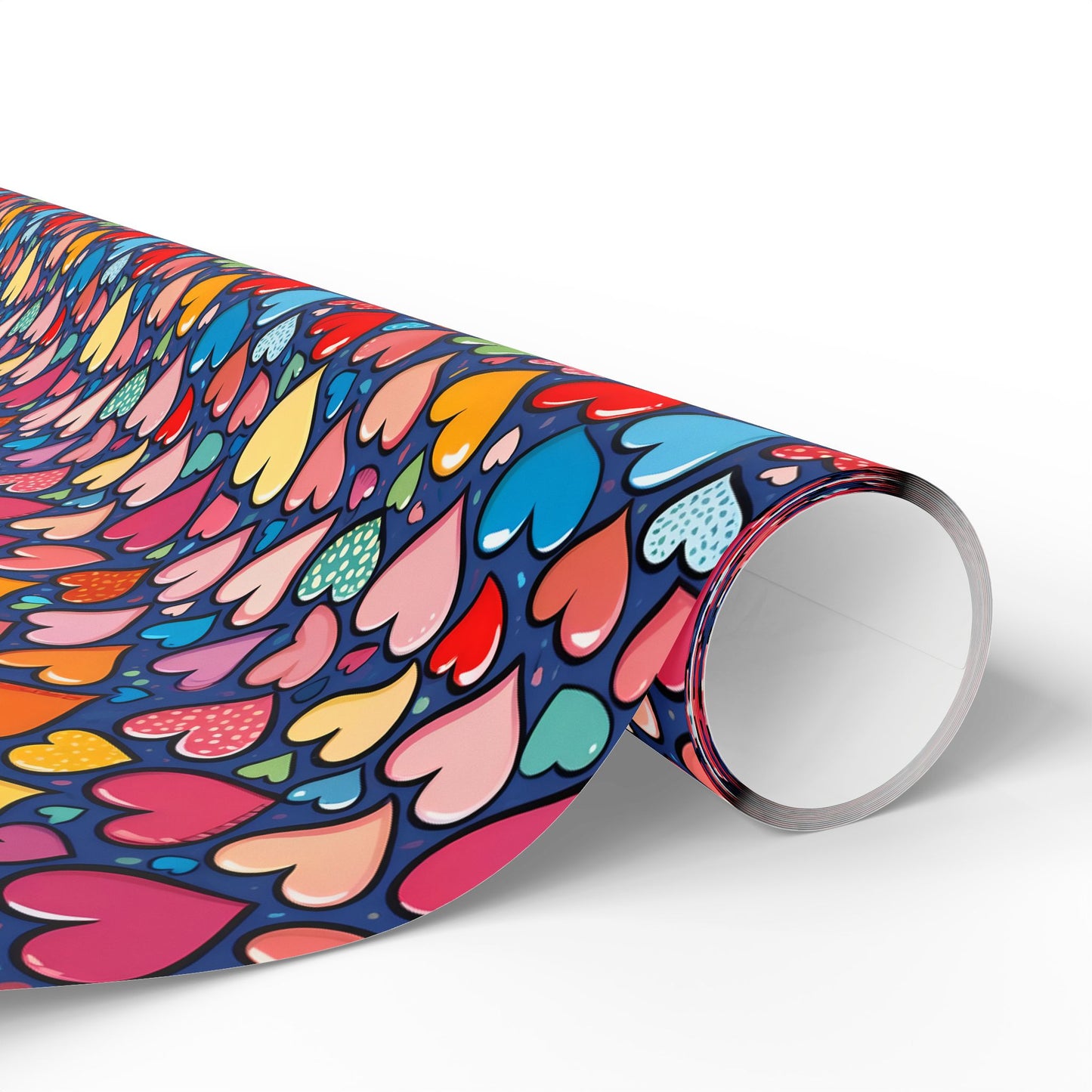 Colorful Heart Wrapping Paper